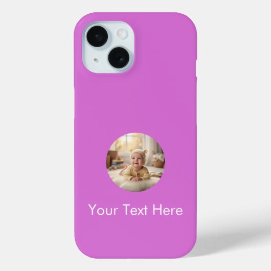 Minimalist Customizable Protective Cover Case-Mate iPhoneケース (裏面)