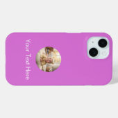 Minimalist Customizable Protective Cover Case-Mate iPhoneケース (裏面 (横))