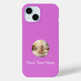 Minimalist Customizable Protective Cover iPhone 15ケース