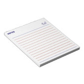 Minimalist cute bear note taking ノートパッド (アングル)