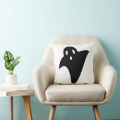 Minimalist cute ghost  クッション (椅子)