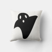 Minimalist cute ghost  クッション (裏面)