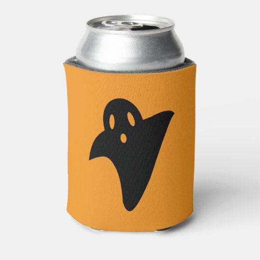 Minimalist cute ghost 缶クーラー (缶裏面)