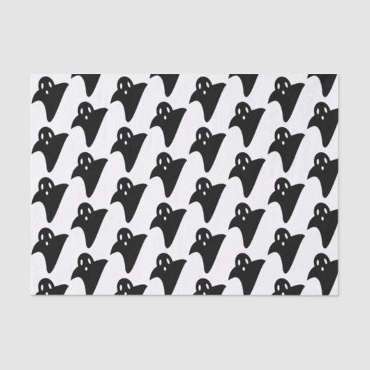 Minimalist cute ghost  薄葉紙 (正面)