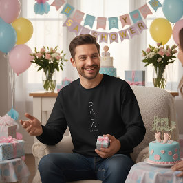 Minimalist Dad to Be Shirt | Modern New Father2026 スウェットシャツ