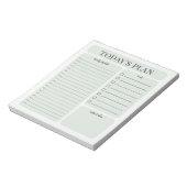 Minimalist Daily Planner Notepad | Hourly To Do ノートパッド (回転)