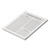 Minimalist Daily Planner Notepad | Hourly To Do ノートパッド (回転)