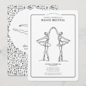 Minimalist Dance Recital  招待状 (正面/裏面)