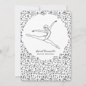 Minimalist Dance Recital  招待状 (裏面)