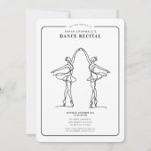 Minimalist Dance Recital  招待状 (正面)