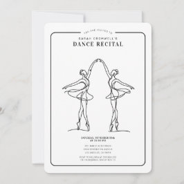 Minimalist Dance Recital  招待状