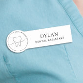 Minimalist Dental Assistant 名札