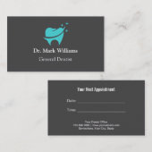 Minimalist Dental Clinic 予約カード (正面/裏面)