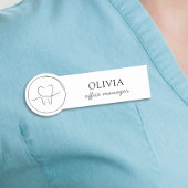 Minimalist Dental Office Manager 名札