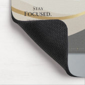 Minimalist Desk Mat Mouse Pad | Modern Office Aest マウスパッド (コーナー)