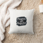 Minimalist Digital Graphic with White Cursive "Pro クッション (ブランケット)