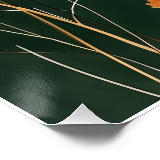 Minimalist digital poster "Abstract Sunset"   ポスター (コーナー)