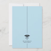 Minimalist DNP Doctor of Nursing Practice Graduate 招待状 (裏面)