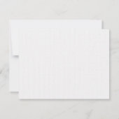 Minimalist Double Border Note Card Grey Stationery ノートカード (裏面)