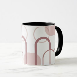 Minimalist Dusty Pink Abstract Arch Mug マグカップ