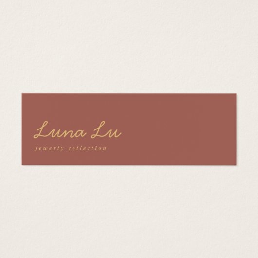 Minimalist Earring Jewelry Display Card (正面)