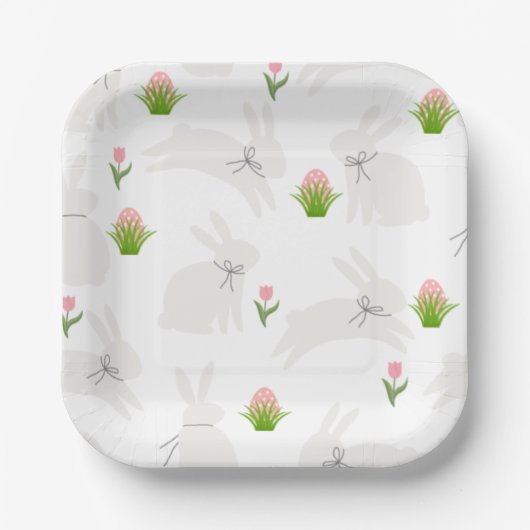 Minimalist Easter Plates   ペーパープレート (正面)