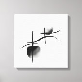 Minimalist Echoes | Premium Wrapped Canvas キャンバスプリント (正面)