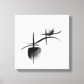 Minimalist Echoes | Premium Wrapped Canvas キャンバスプリント