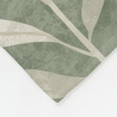 Minimalist Eco Art Fleece Blanket Nature Tones フリースブランケット (角)