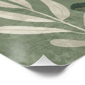 Minimalist Eco Nature Wall Art Poster Print ポスター (コーナー)