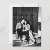 Minimalist Editorial Photo Spanish Wedding 招待状 (裏面)