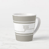 Minimalist Elegant カフェラテマグ (右アングル)