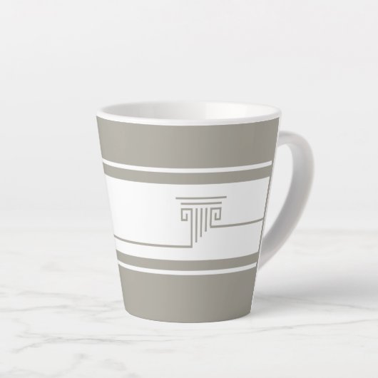 Minimalist Elegant カフェラテマグ (右アングル)