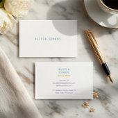 Minimalist Elegant Business Card. 名刺