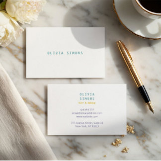 Minimalist Elegant Business Card. 名刺