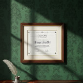 Minimalist Elegant Certificate Of Achievement Desi