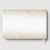 Minimalist Elegant Gold and Black 100th Birthday ゲストブック (裏面)