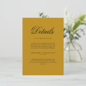 Minimalist Elegant Neutral Details Card エンクロージャーカード (スタンド正面)