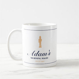 Minimalist elegant personalized christmas mug コーヒーマグカップ