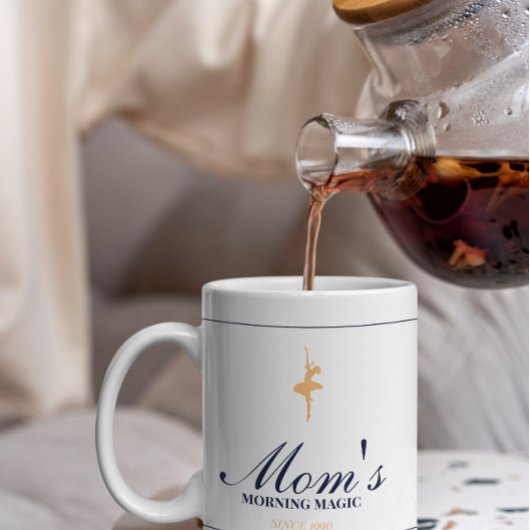 Minimalist elegant personalized christmas mug コーヒーマグカップ