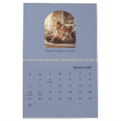 Minimalist Elegant Photo Quote Calendar 2026 カレンダー (2月 2027)