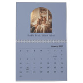 Minimalist Elegant Photo Quote Calendar 2026 カレンダー (1月 2027)