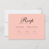 Minimalist Elegant | RSVP & QR Website (正面)
