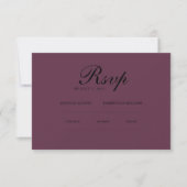 Minimalist Elegant | RSVP & QR Website (正面)