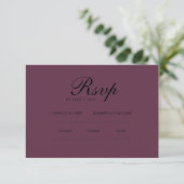 Minimalist Elegant | RSVP & QR Website (スタンド正面)