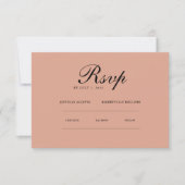 Minimalist Elegant | RSVP & QR Website (正面)