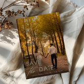 Minimalist Elegant Save the Date 招待状