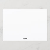 Minimalist Elegant Script Merriest Christmas シーズンカード (裏面)