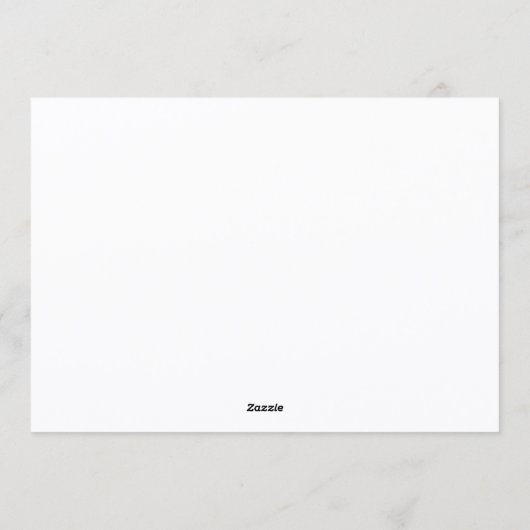 Minimalist Elegant Script Merriest Christmas シーズンカード (裏面)