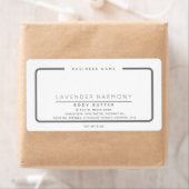 Minimalist elegant simple modern wraparound  ラベル (インサイチュ)